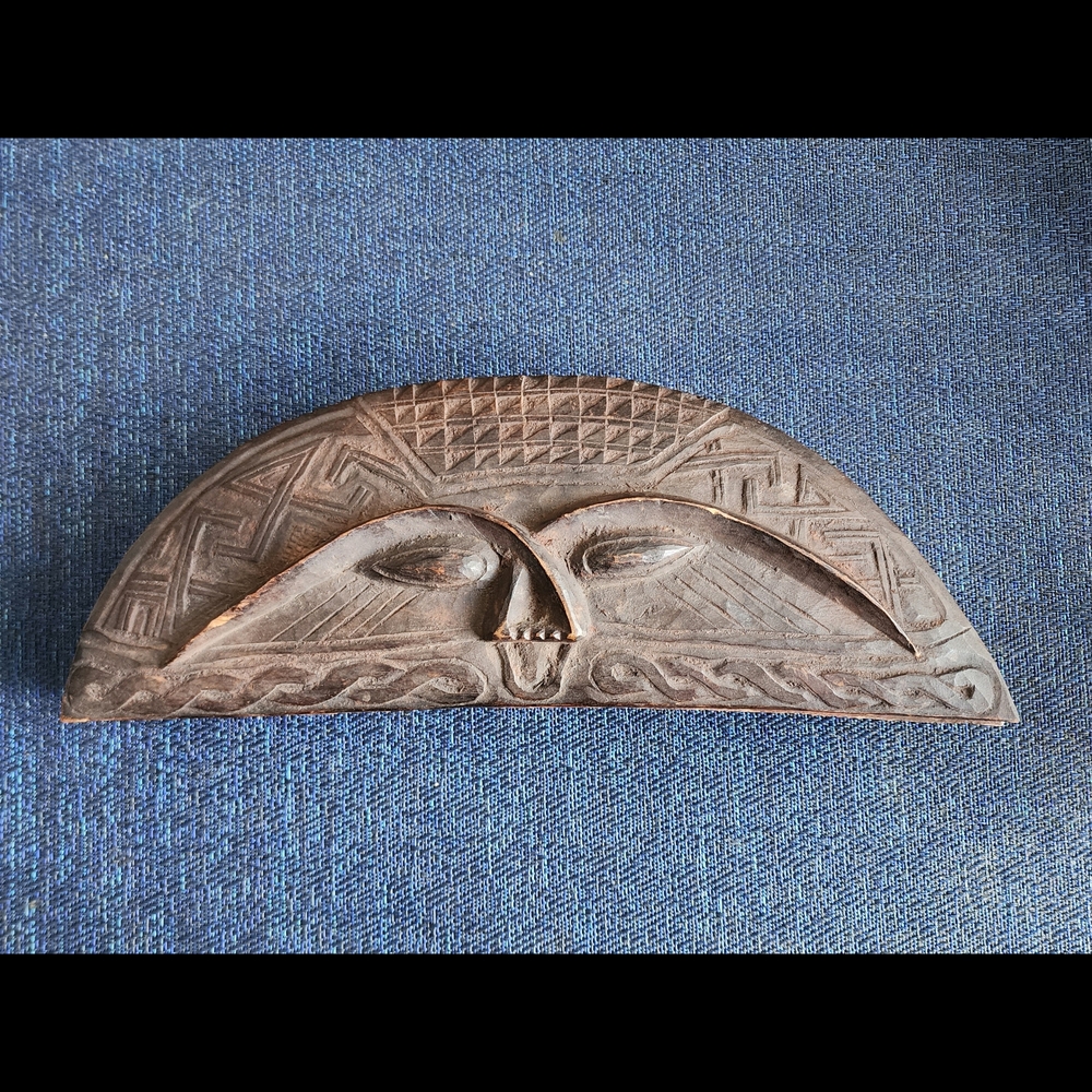 Handcrafted African Tribal Kuba Congo Lidded Wooden Box